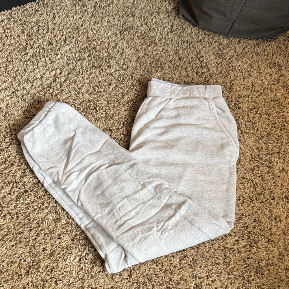 Victoria's Secret Light Gray Joggers